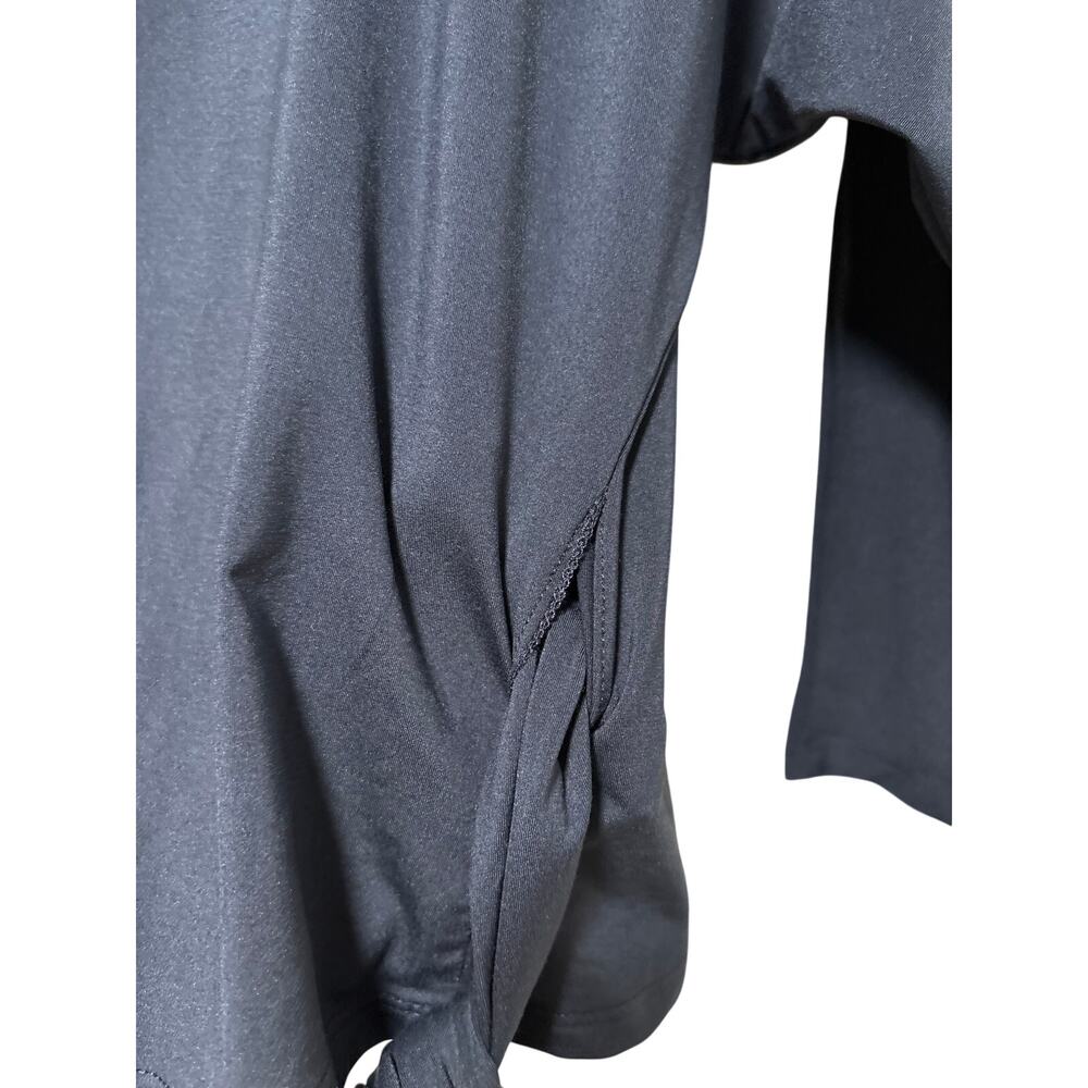 J. Mclaughlin Navy Blue Wrap Top Size M - Picture 7 of 8